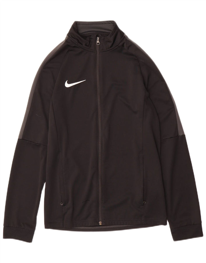 Nike herre Dri Fit træningsdragt topjakke lille sort polyester