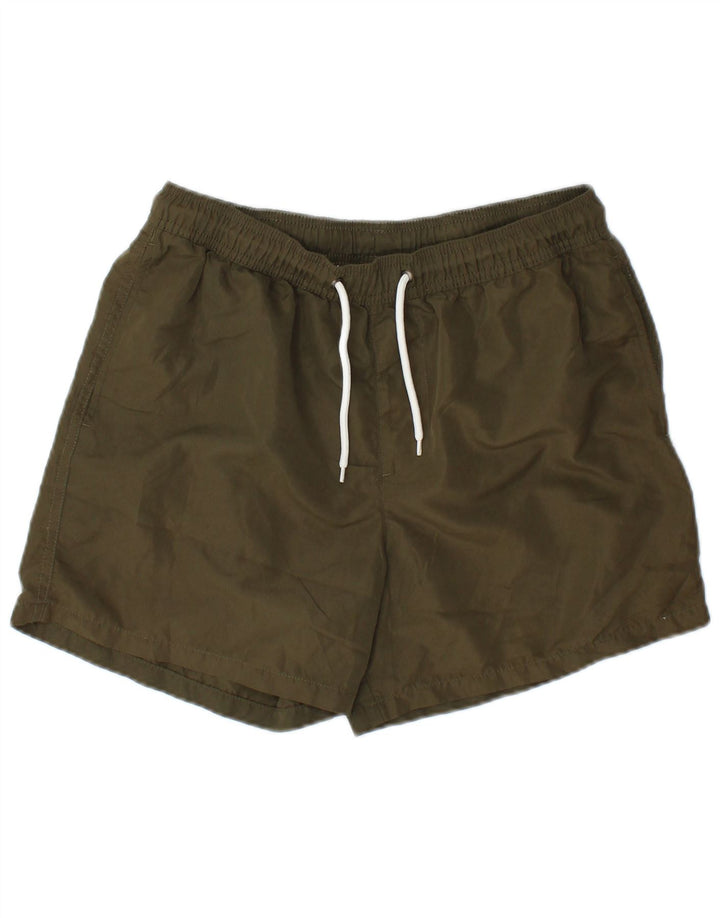 Jack & Jones Badeshorts til mænd Medium Khaki Polyester