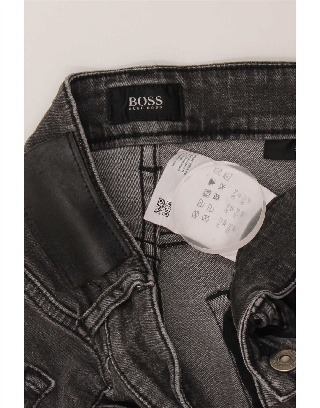 Hugo Boss Herre Slim Jeans W31 L32 Grå Bomuld