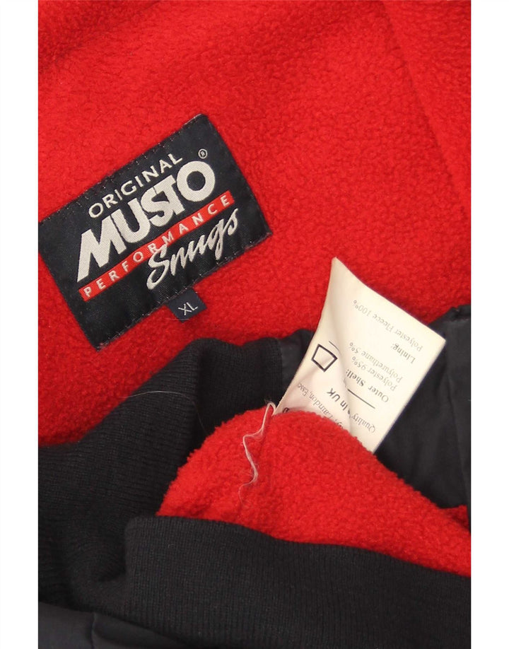Musto Bomberjakke til mænd UK 42 XL Navy Blue Polyester
