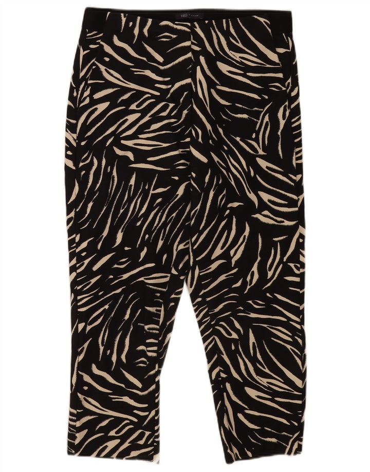 Marks & Spencer Dame Capri Bukser UK 12 Medium W30 L21 Sort