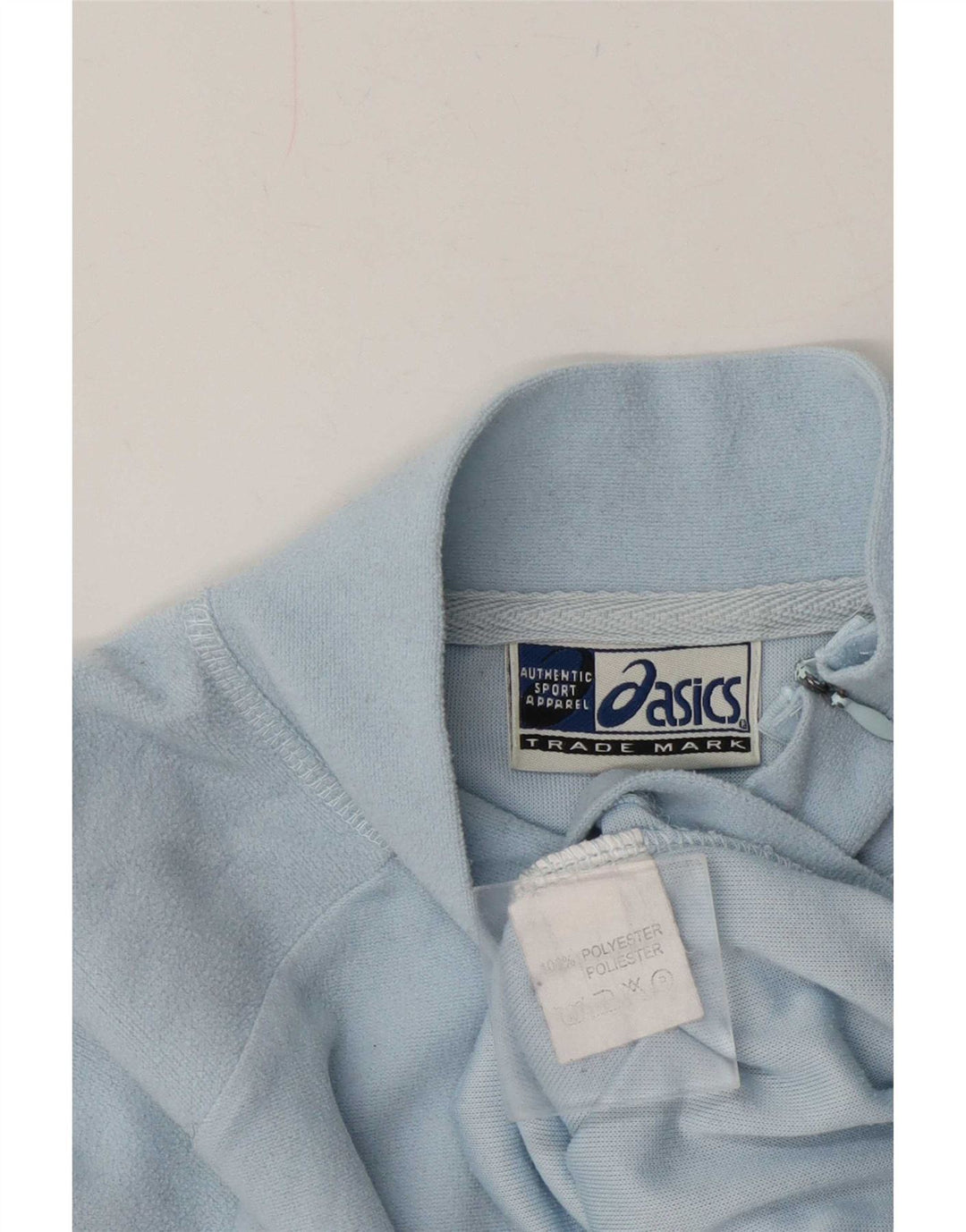 Asics Dame Fleece Jumper med lynlås DK 12 Medium Blue Polyester