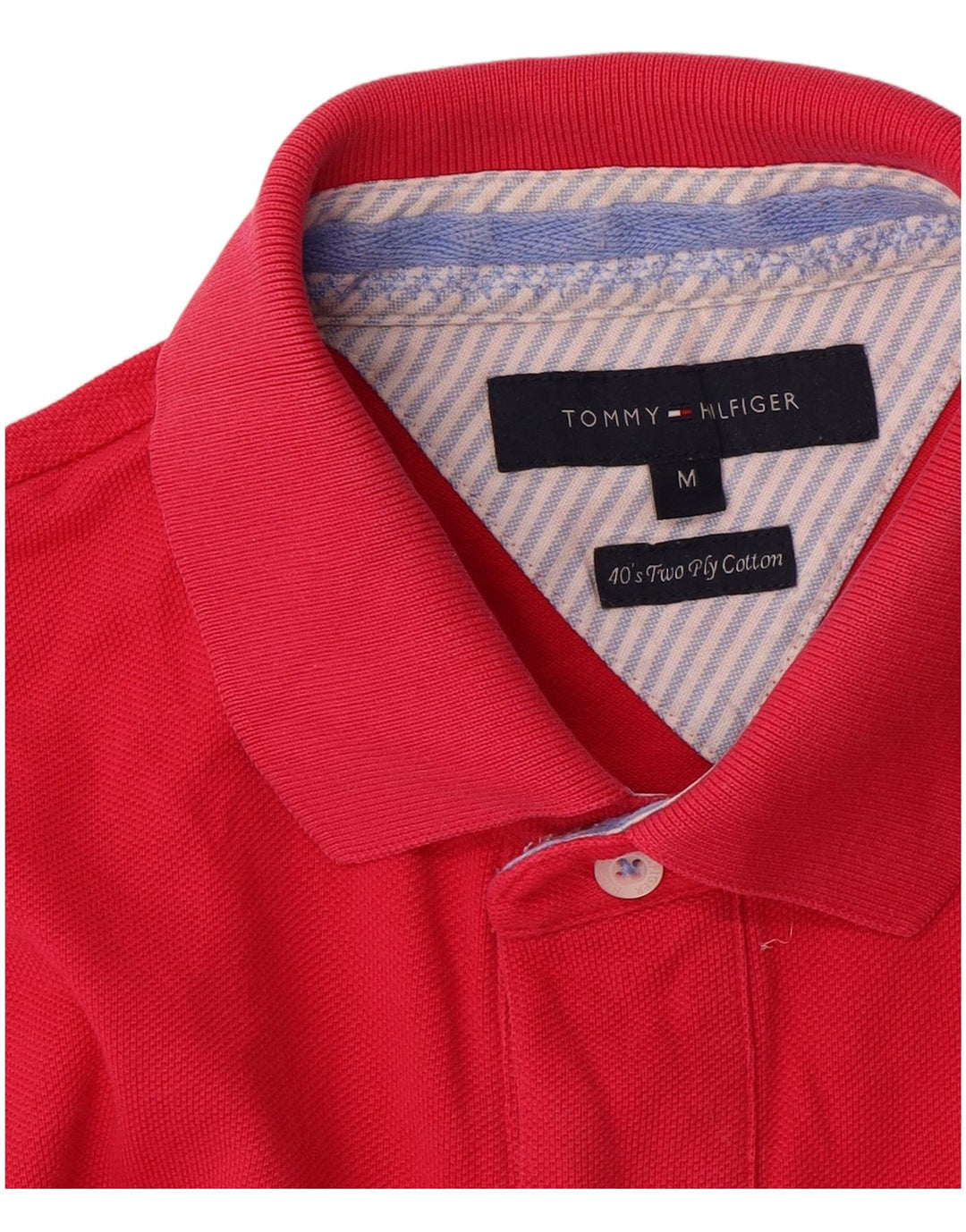 Tommy Hilfiger Herre poloshirt Medium Pink Bomuld