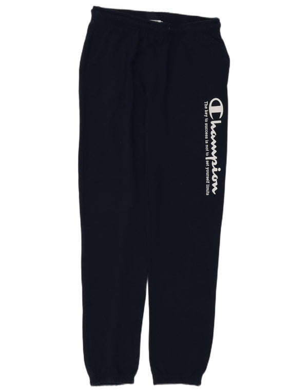 Champion Boys Grafisk træningsdragt Bukser Joggers 13-14 år XL Navy Blue
