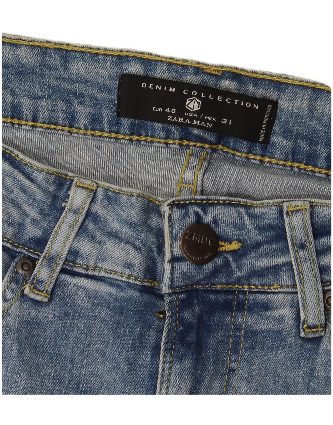 Zara Herre Skinny Jeans EU 40 Medium W31 L29 Blå