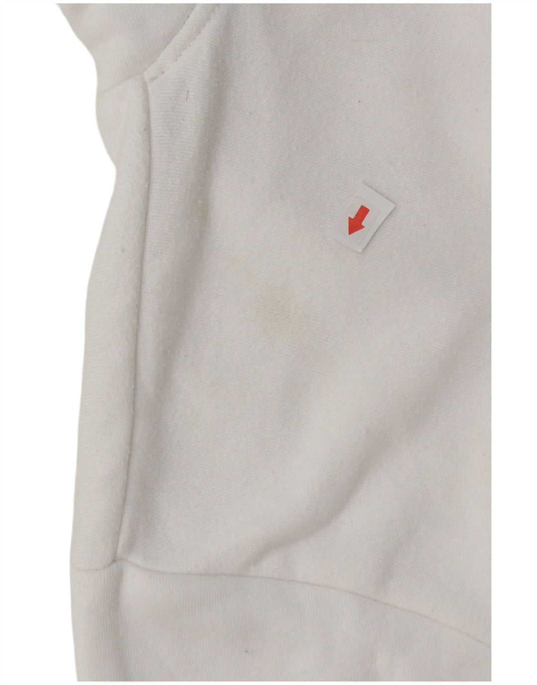 Sergio Tacchini Herre grafisk hættetrøje Jumper Medium hvid bomuld