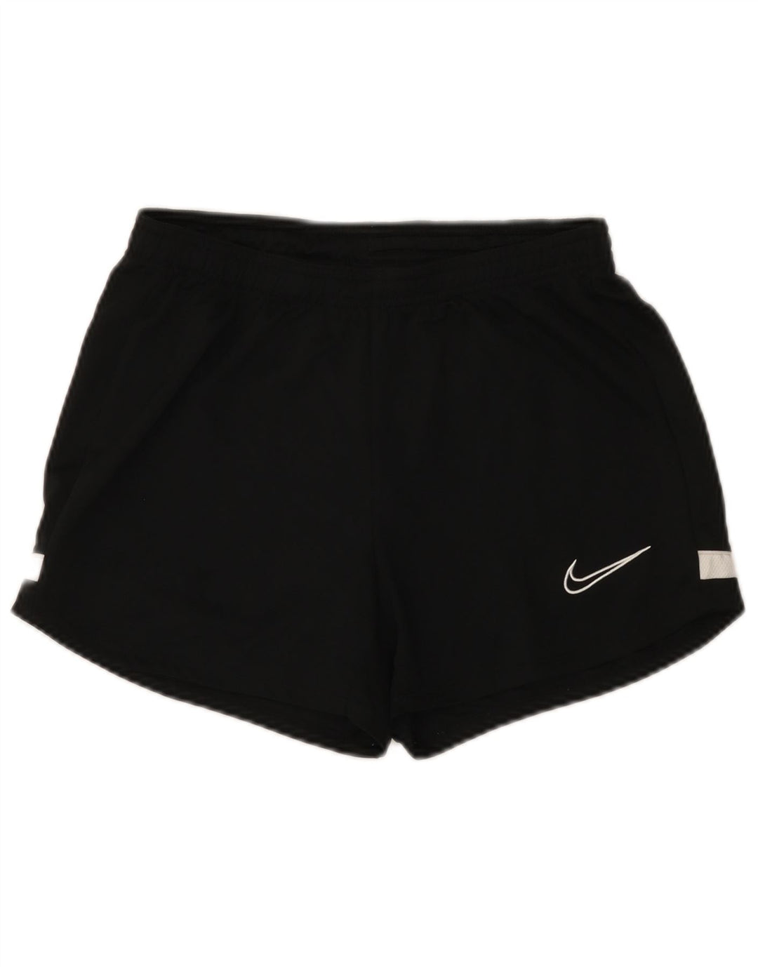 Nike sportsshorts til kvinder UK 8 Small Black Colourblock Polyester