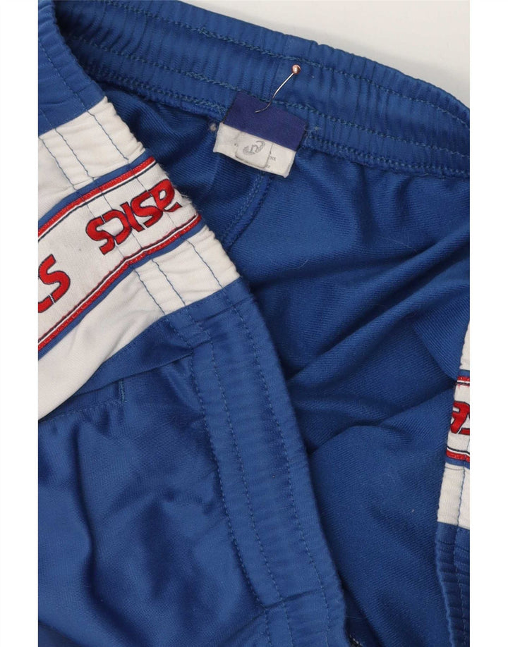 Asics Grafisk træningsdragt bukser til mænd Large Blue Colourblock Polyester