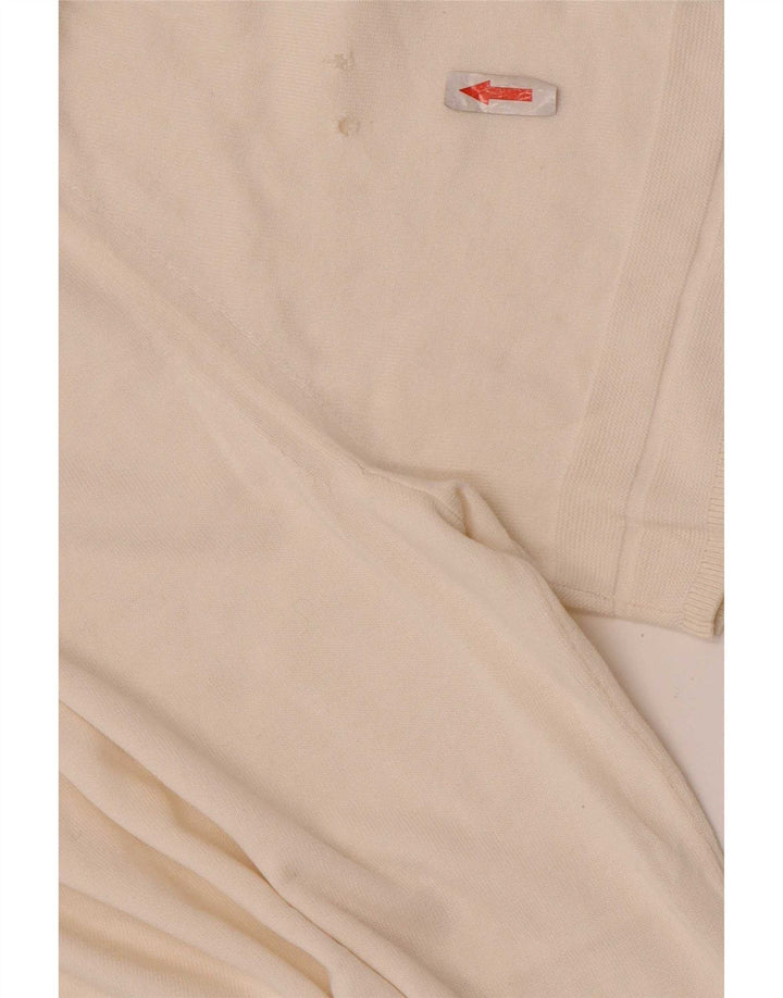 Cos Regular T-Shirt Top UK 14 Medium Hvid Bomuld