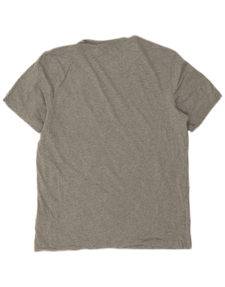 Nike T-shirt top mellem grå bomuld til mænd