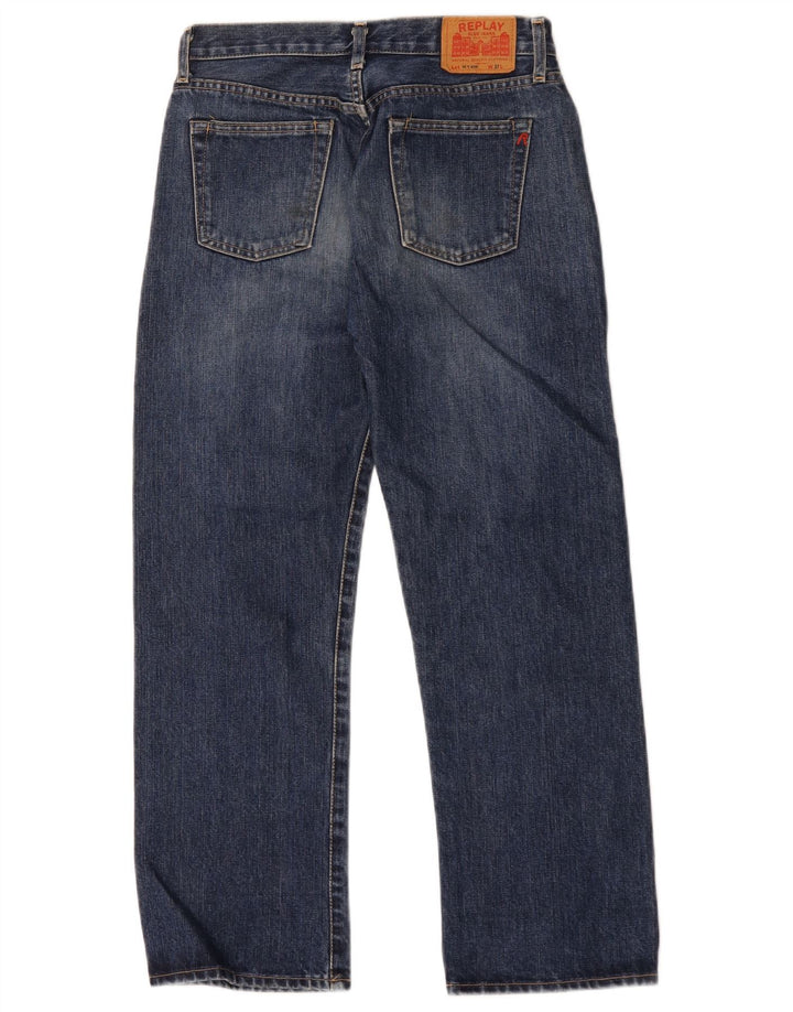 Levi's Straight Jeans til mænd W27 L27 blå bomuld