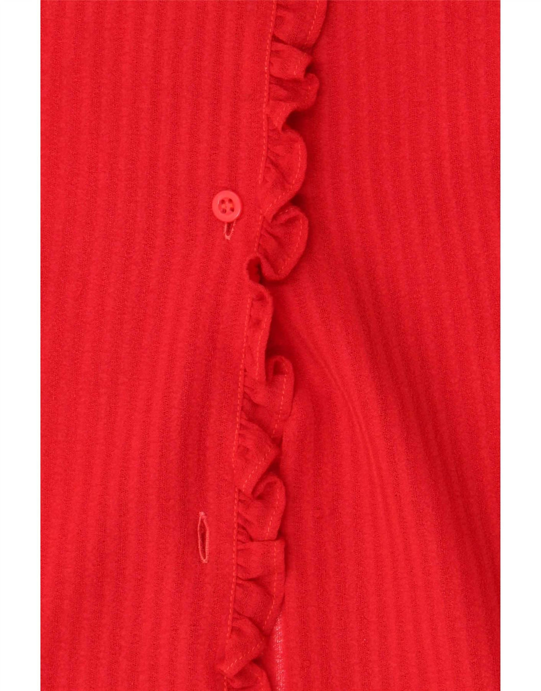 Vintage dameskjortebluse UK 14 Medium rødstribet