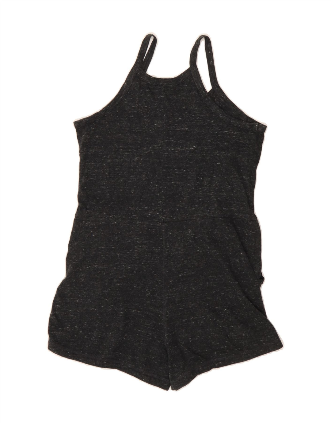 NIKE Womens Sleeveless Playsuit UK 10 Small  Grey Flecked Cotton Vintage Nike and Second-Hand Nike from Messina Hembry 