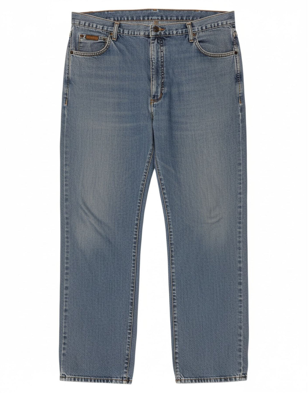WRANGLER Mens Straight Jeans W40 L32 Blue