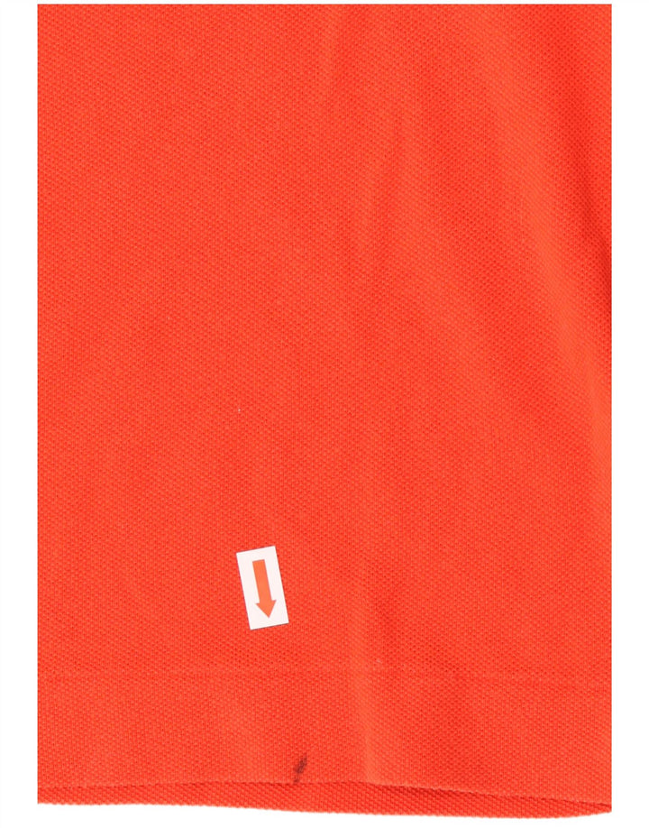 LACOSTE Poloshirt til mænd i klassisk pasform størrelse 4 Medium Orange Bomuld