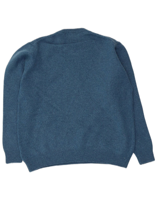 James Pringle Dame Regular Fit Crew Neck Jumper Sweater UK 16 Large Blue