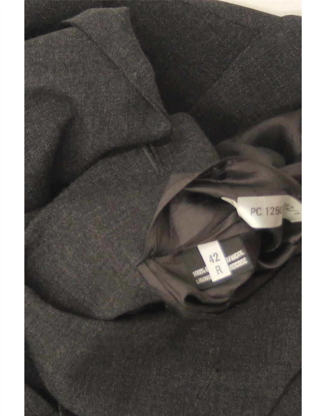 Pierre Cardin Herre 3-knaps blazerjakke UK 42 XL Grå uld