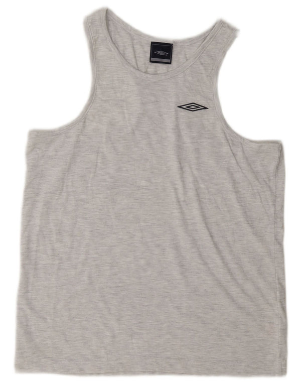 Umbro Herrevest Top Medium Grey Flecked Polyester