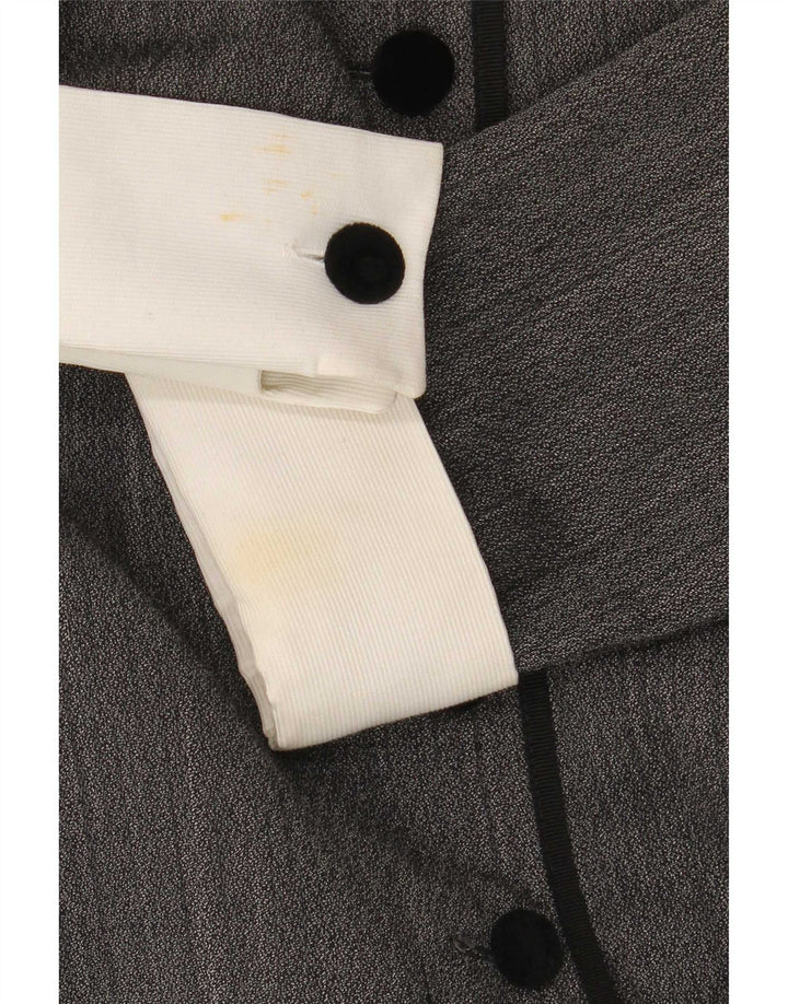 Cristina De Braud Dame Bubble Dress IT 40 Lille Grå Colourblock