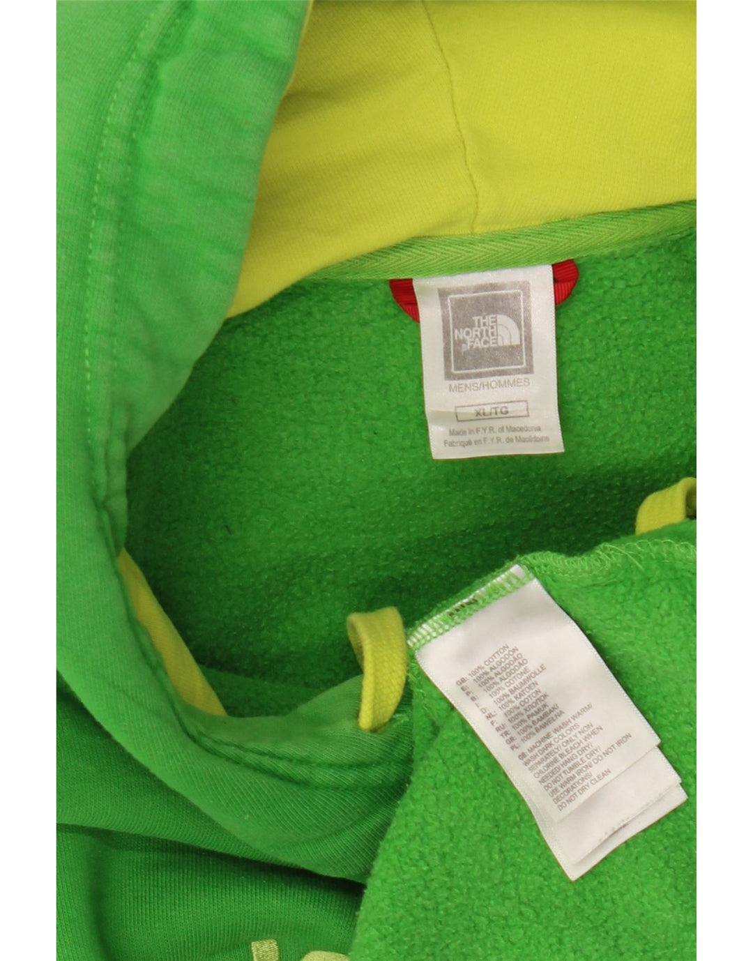 THE NORTH FACE Grafisk hættetrøje til mænd XL Grøn bomuld