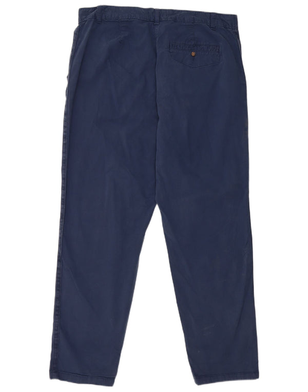 Marks & Spencer Dame Slim Chino Bukser UK 18 XL W36 L30 Navy Blue