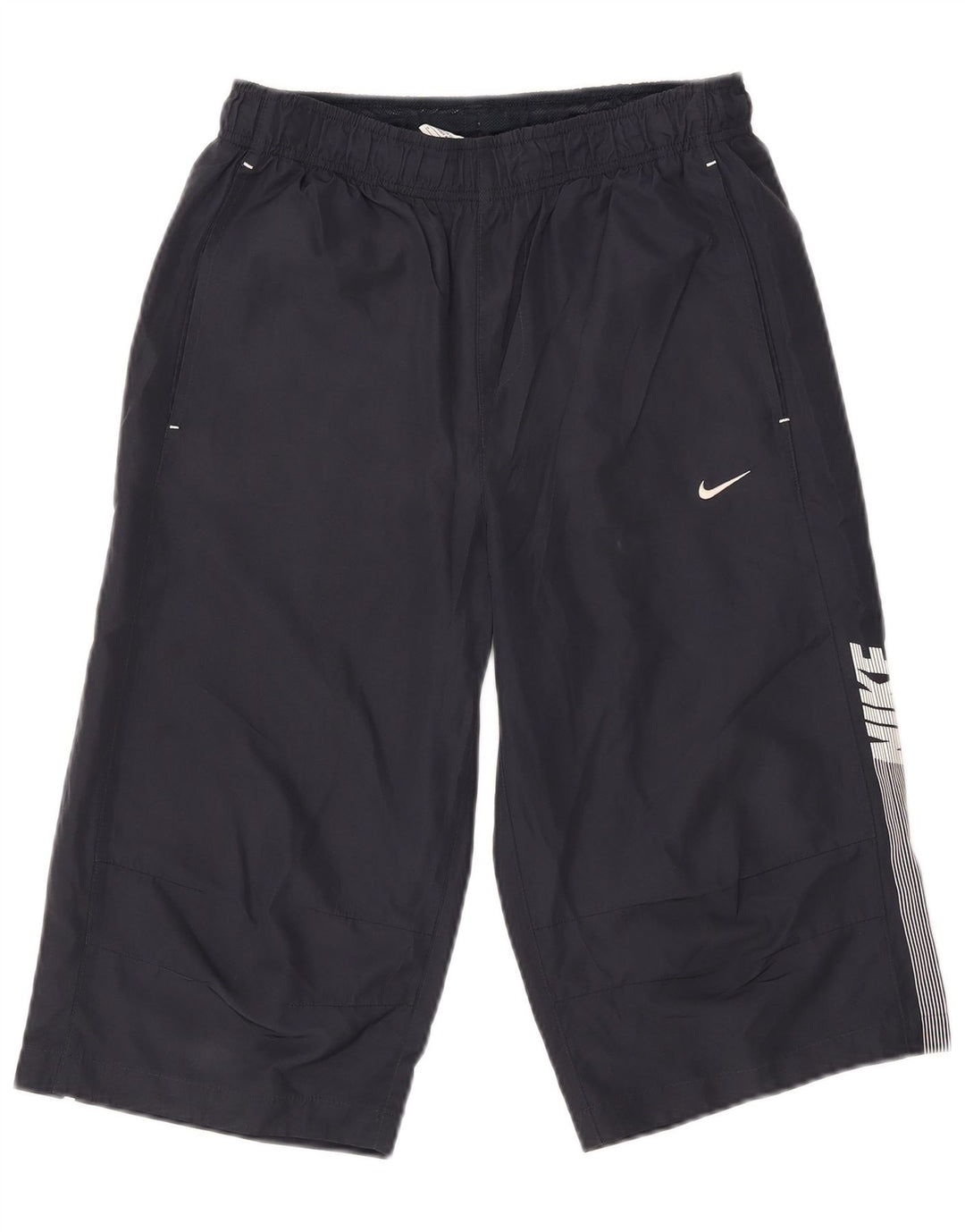 Nike Herre grafiske Bermuda sportsshorts Små marineblå polyester