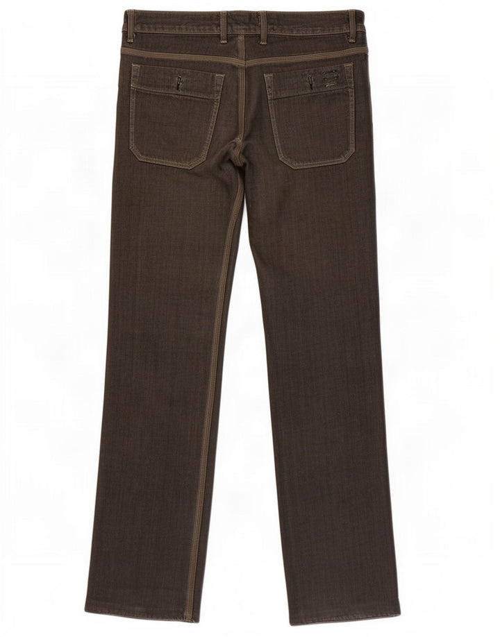 Diesel Straight Jeans til mænd W31 L36 Khaki Bomuld