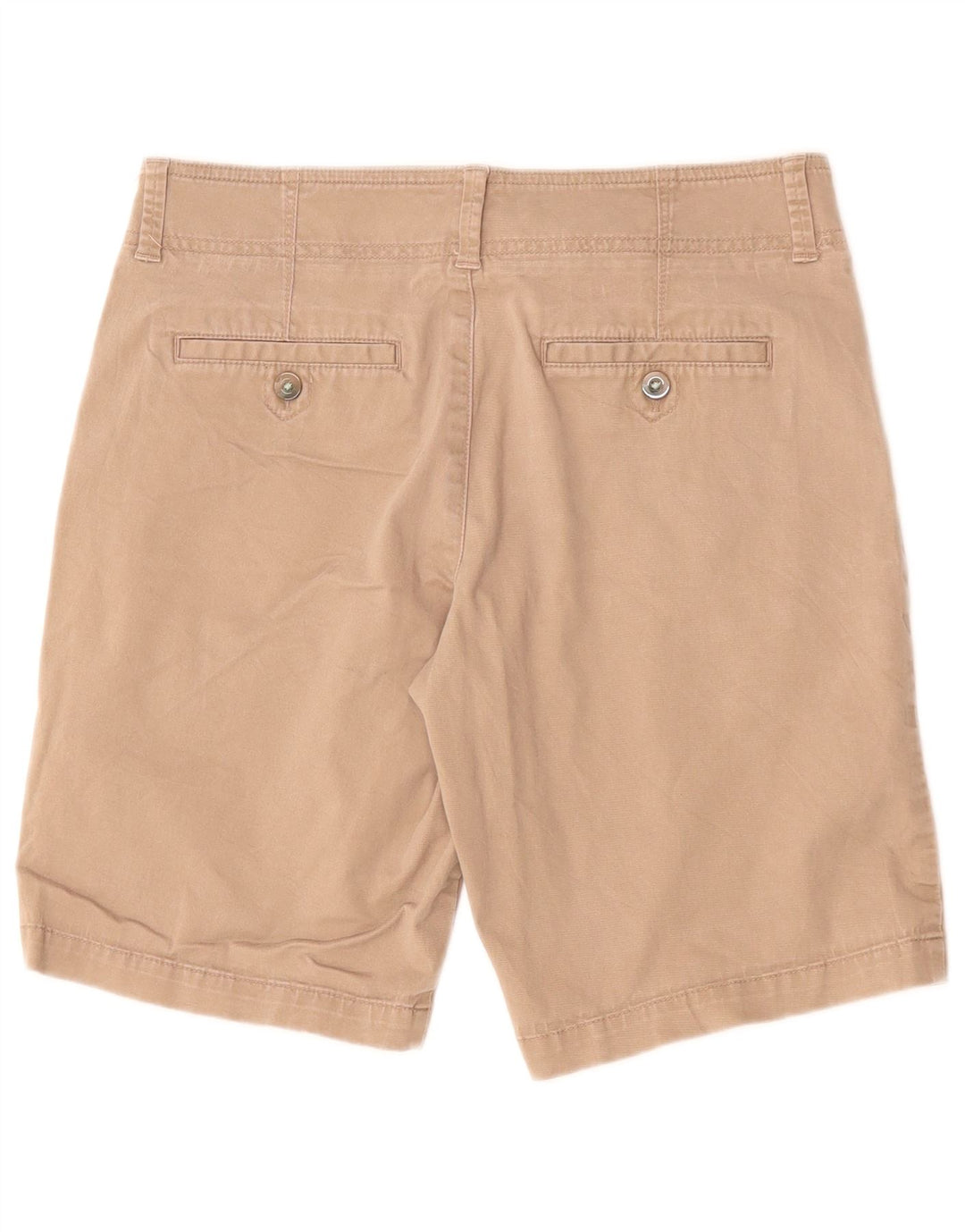 LEE Dame Mid Rise Casual Shorts US 6 Medium W32 Beige Bomuld