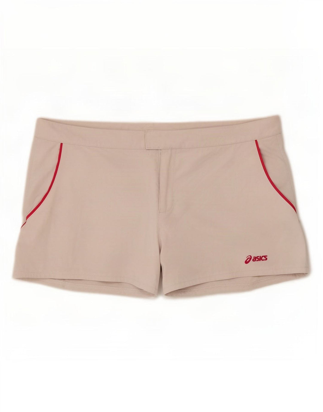 Asics Womens Regular Sports Shorts UK 18 XL Hvid Polyester