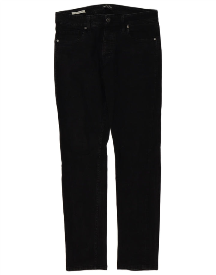 Jack & Jones Herre Tim Slim Jeans W32 L32 Sort