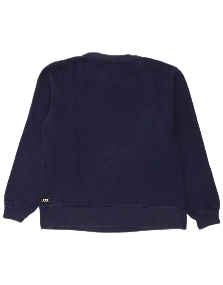 Helly Hansen Drenge Grafisk Sweatshirt Jumper 15-16 år Marineblå Bomuld