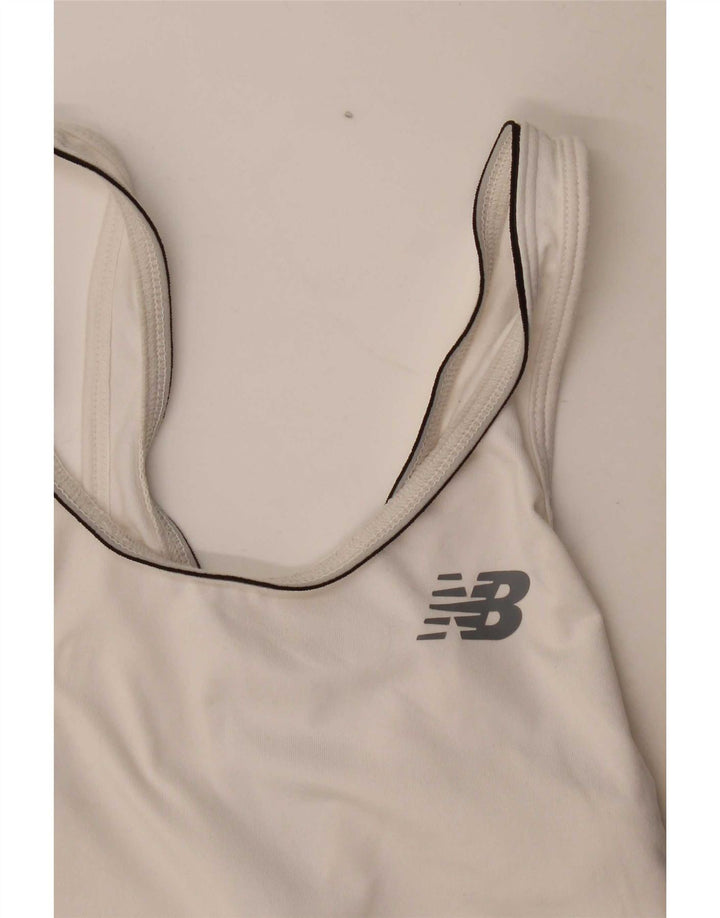 New Balance Damevest Top UK 8 Small White