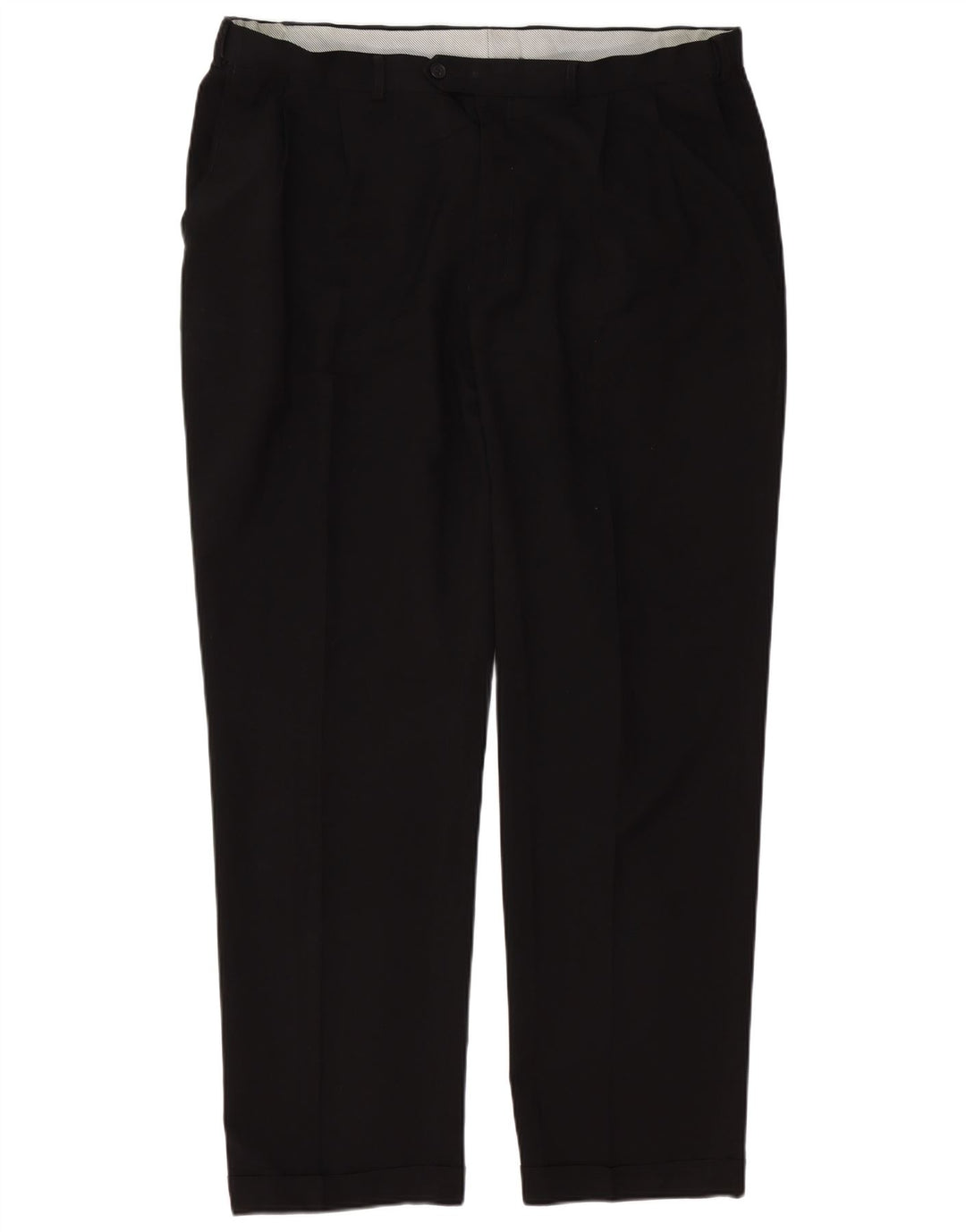 Marks & Spencer Herre Pegged Suit Bukser W40 L33 Sort Polyester