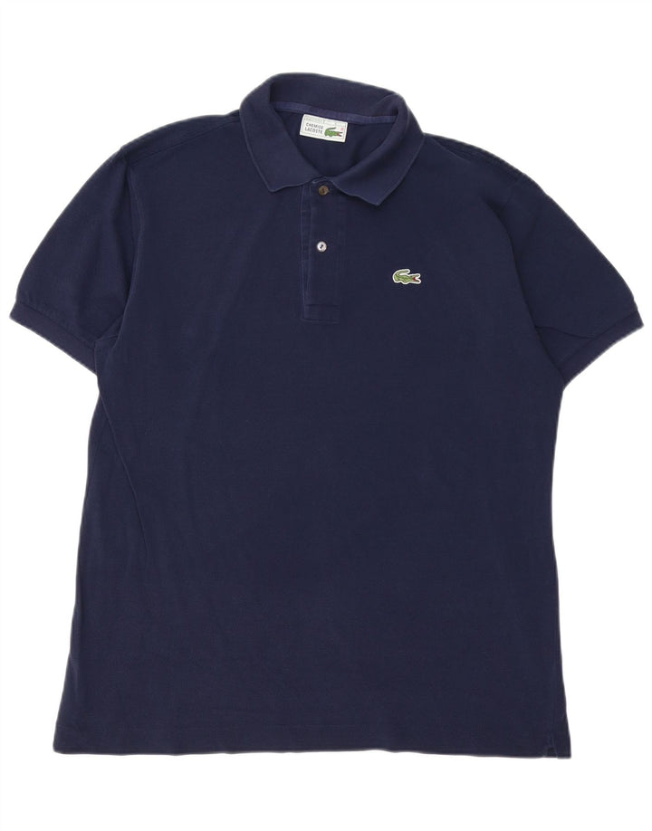 Lacoste herre poloskjorte str. 4 Medium marineblå bomuld