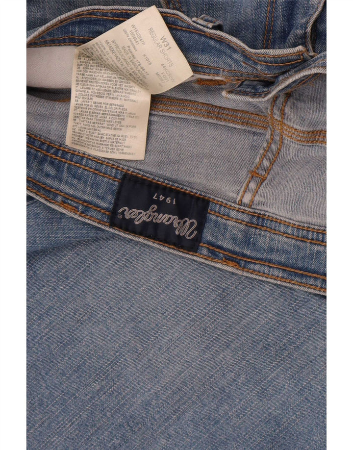Wrangler Herre Regular Denim Shorts W31 Medium Blue Bomuld