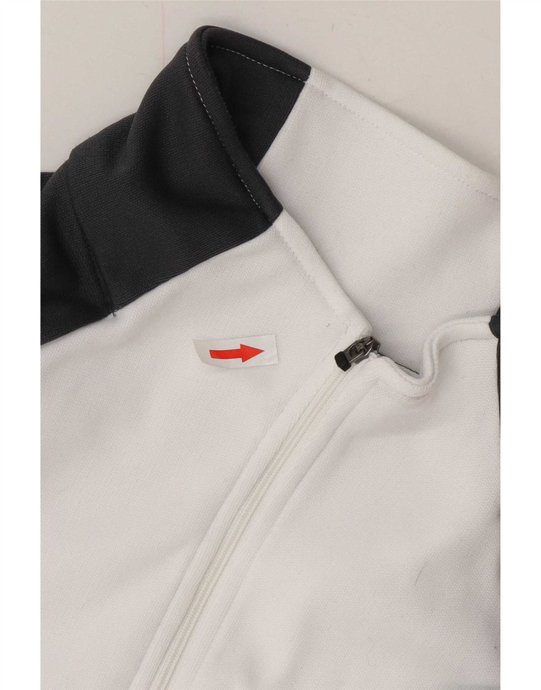 Kappa træningsdragt topjakke til kvinder UK 16 Large White Colourblock Polyester