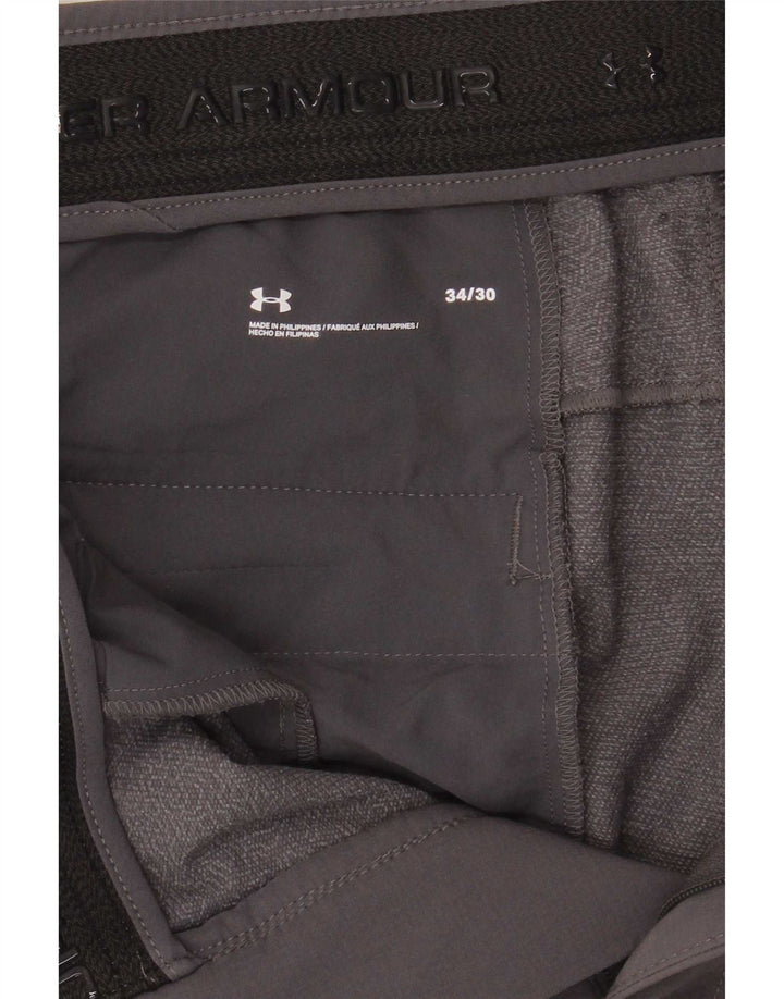 Under Armour Herre Slim Chino Bukser W34 L30 Grå Polyester