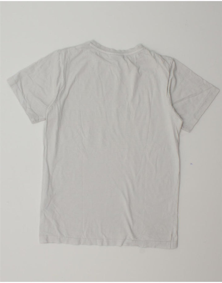 ELLESSE Womens Graphic T-Shirt Top UK 8 Small Blue Cotton Vintage Ellesse and Second-Hand Ellesse from Messina Hembry 