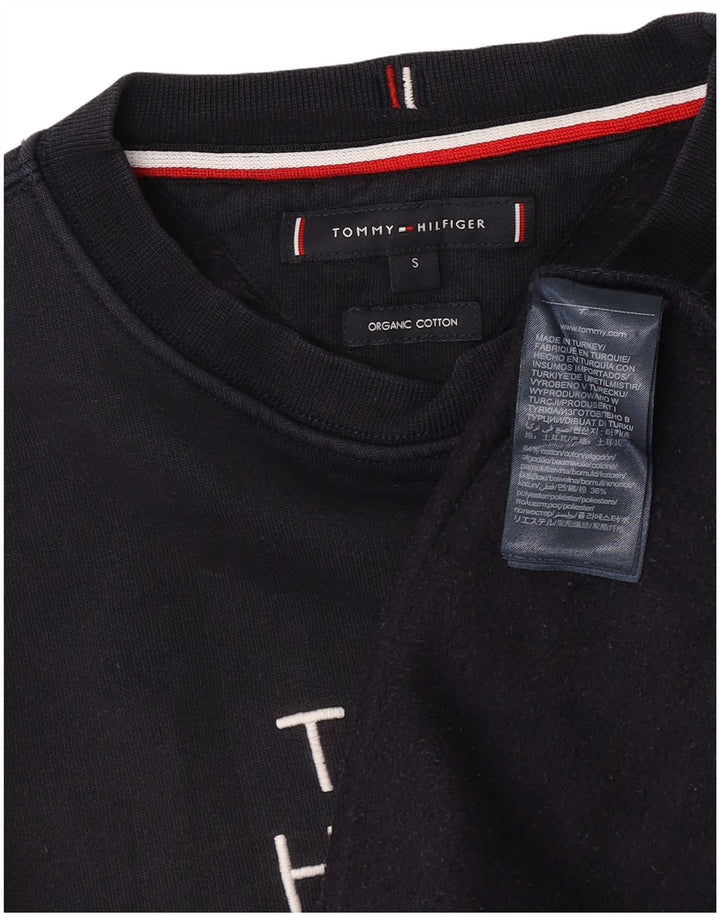 Tommy Hilfiger Grafisk sweatshirt til mænd, lille marineblå bomuld