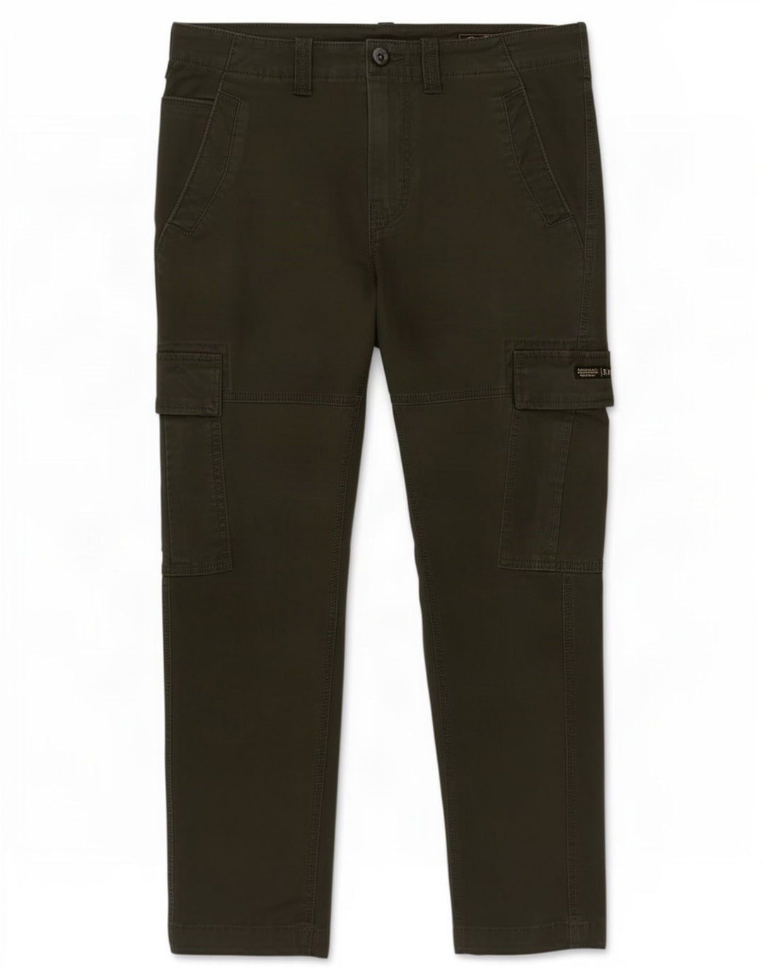 Superdry Slim Cargo-bukser til mænd W32 L30 Grøn bomuld
