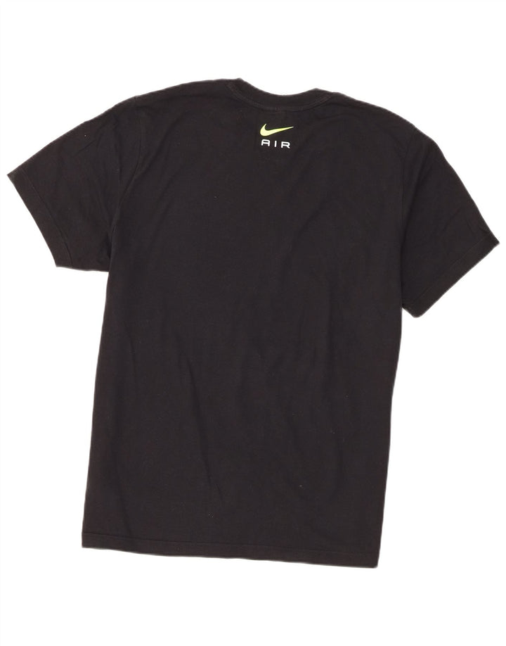 Nike grafisk T-shirt top til mænd, stor sort bomuld