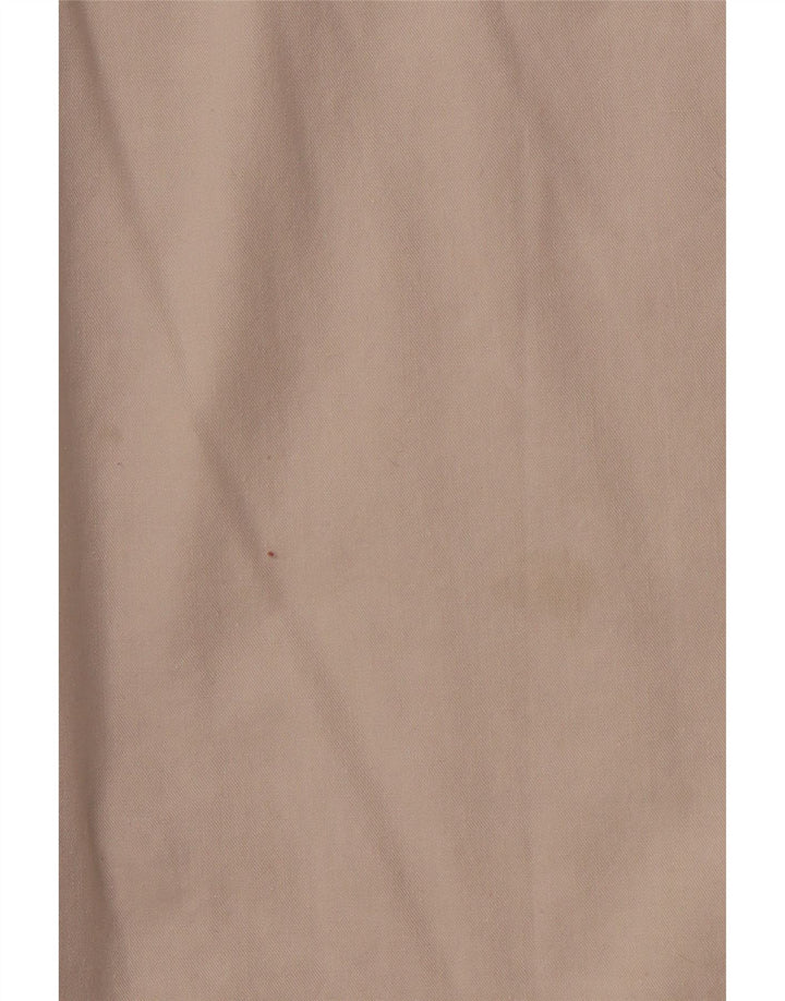 VINTAGE ærmeløs skjorte til mænd Stor beige bomuld