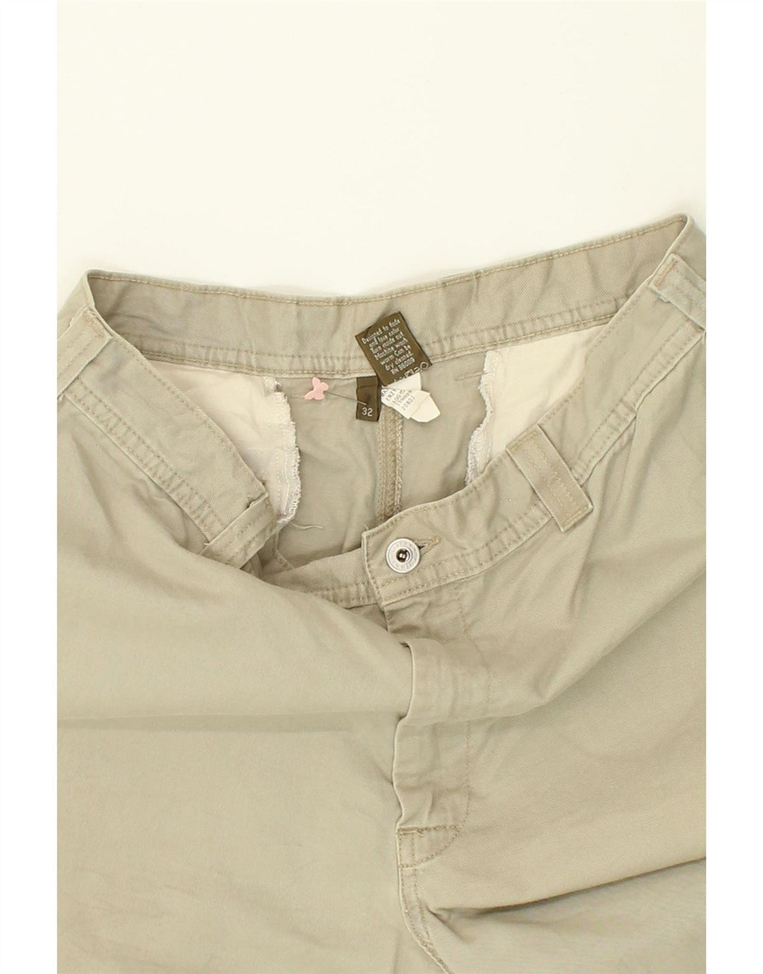 CALVIN KLEIN Herre Chino Shorts W32 Medium Beige Bomuld