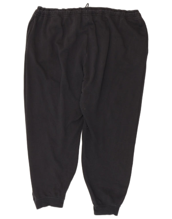 Nike Womens Crop træningsdragt Bukser Joggers UK 22 3XL Sort Bomuld