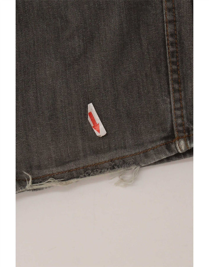 Marks & Spencer Herre Blue Harbor Straight Jeans W40 L29 Grå Bomuld