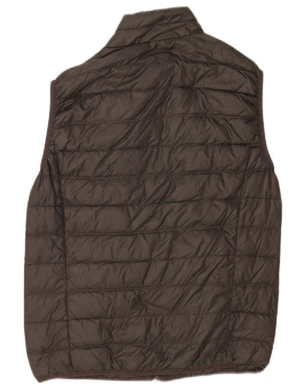 Emporio Armani Herre Polstret Gilet UK 40 Stor Grøn Polyamid