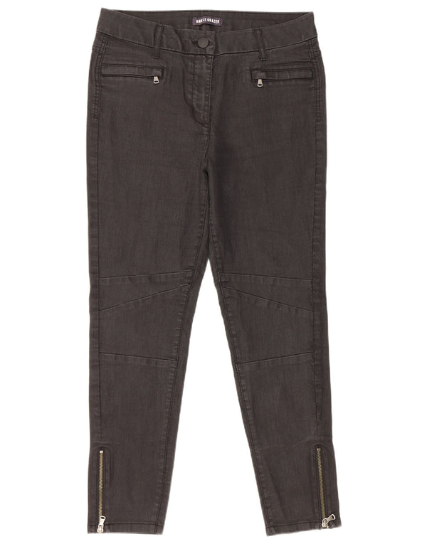 Marks & Spencer Dame Crop Skinny Jeans UK 14 Large W32 L27 Grå Bomuld