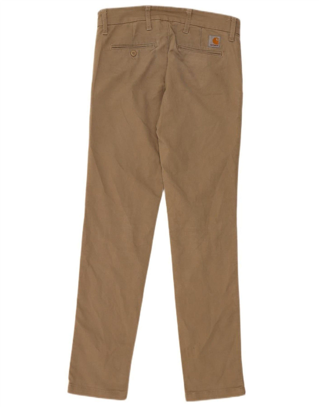 CARHARTT Herre Slim Chino Bukser W29 L32 Beige Bomuld
