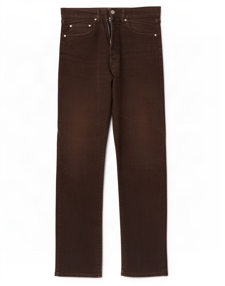 Gas Straight Jeans til mænd W30 L32 brun bomuld