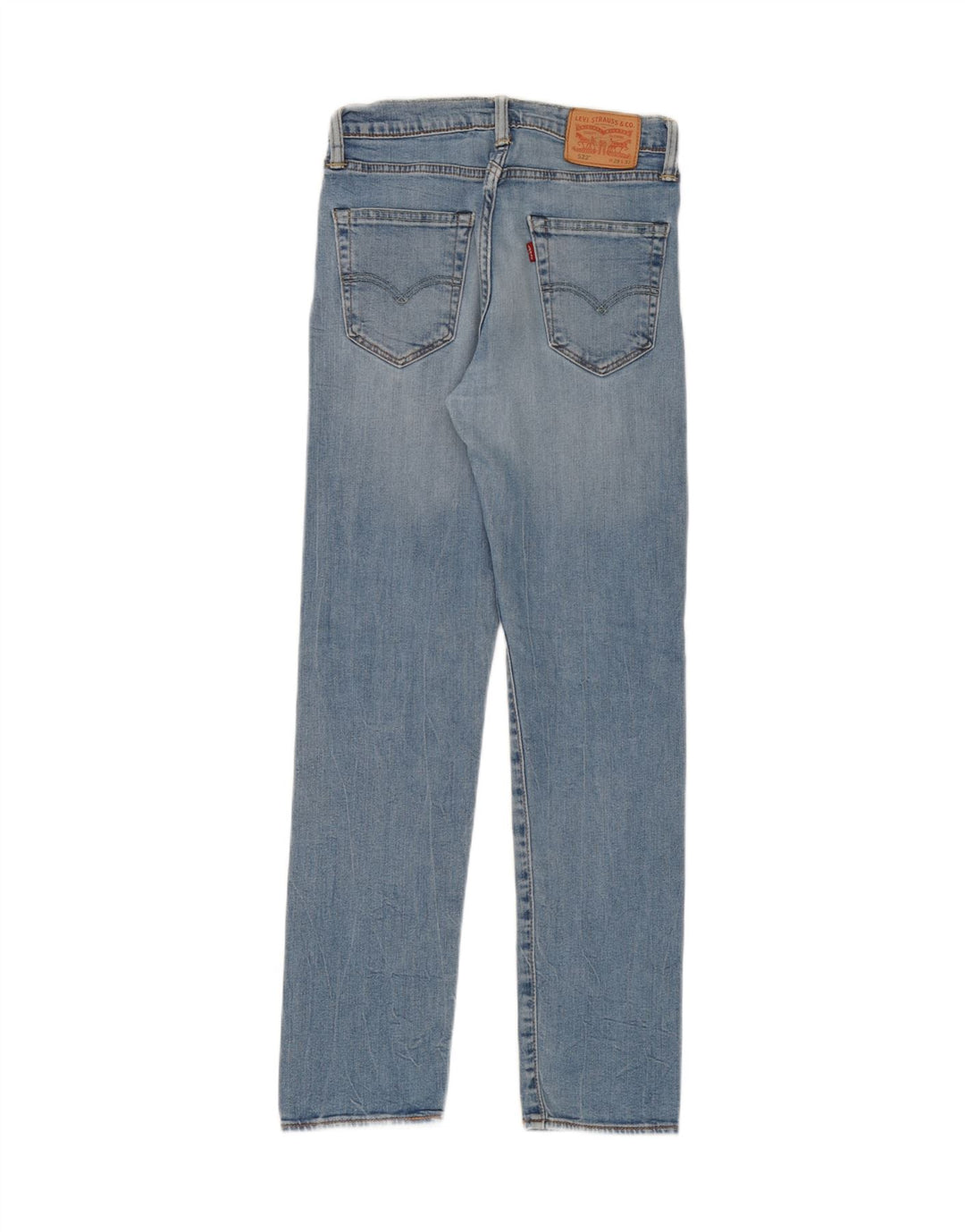 LEVI'S Mens 522 Slim Jeans W29 L32 Blue Cotton Vintage Levi's and Second-Hand Levi's from Messina Hembry 